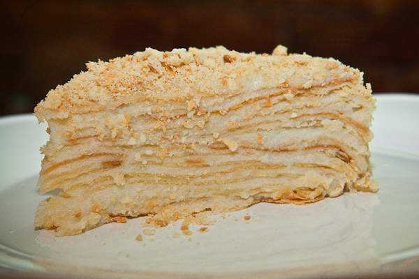 Рецепт торта Мокрый Наполеон - Постные блюда от ЕДА